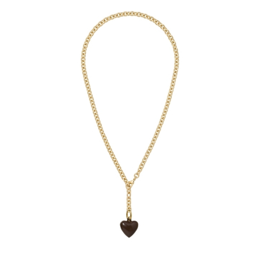 Roxanne Assoulin The Mini Puffy Heart Charm Necklace